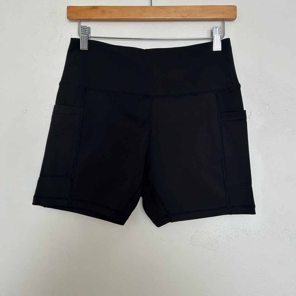 High waisted biker shorts